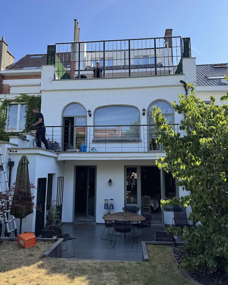 Finalisation des travaux lors d'une chantier effectu&eacute; par Dav Toiture