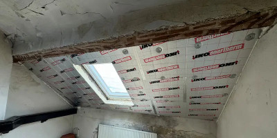 Isolation des combles sous toiture avec du PIR - Dav Toiture Bruxelles