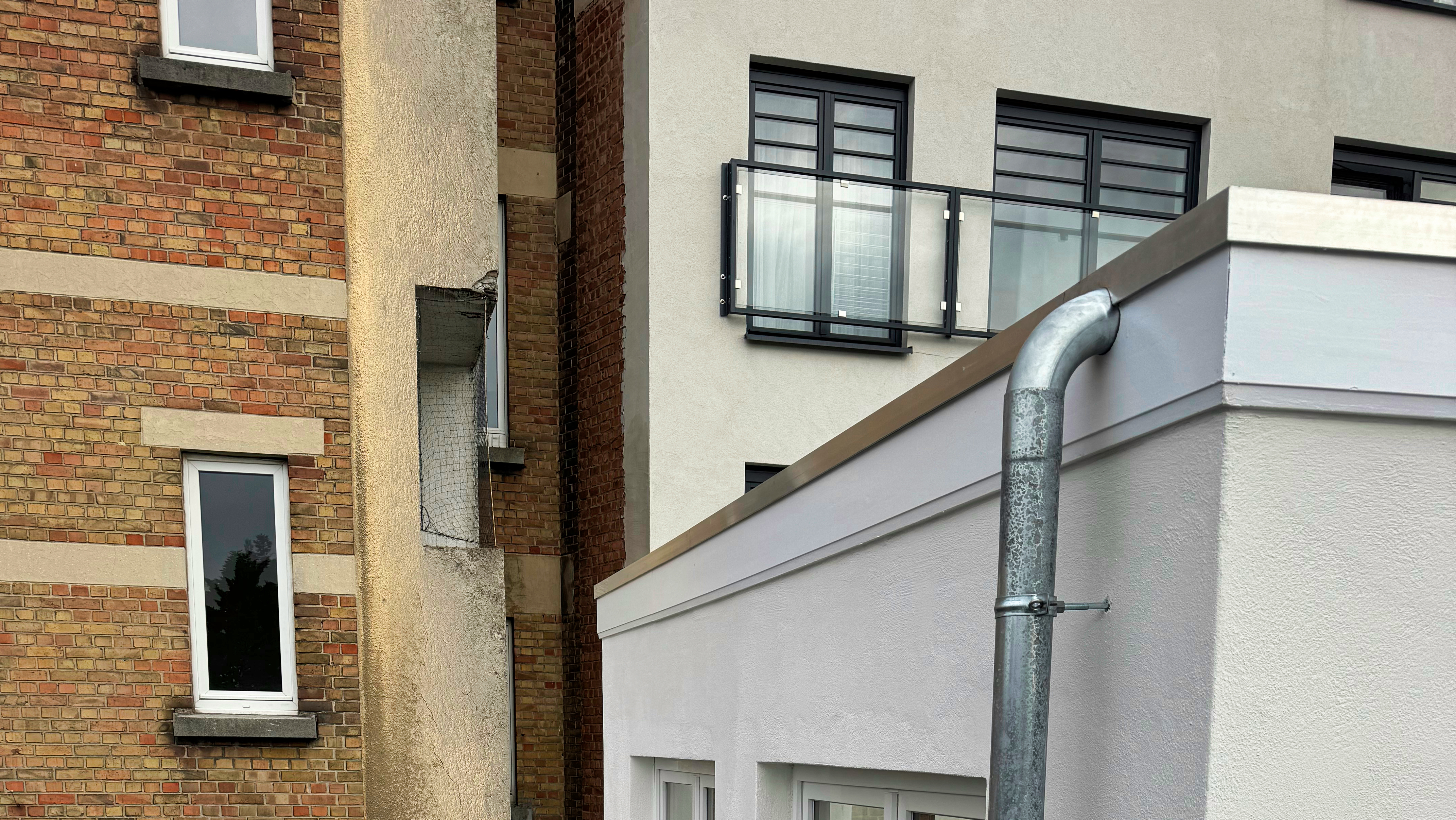 détails des finitions d'un immeuble